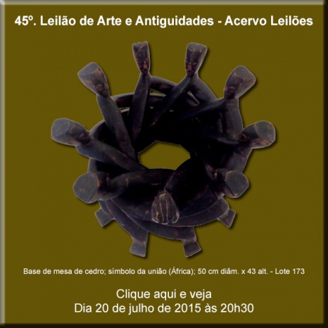 45º Leilão de Arte - Acervo Leilões - 20/07/2015