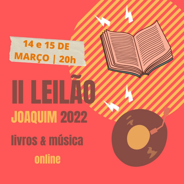 SEGUNDO LEILÃO DE LIVROS E DISCOS DA JOAQUIM 2022