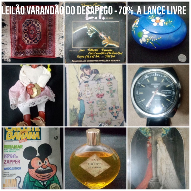 LEILÃO VARANDÃO DO DESAPEGO - 70%  A LANCE LIVRE