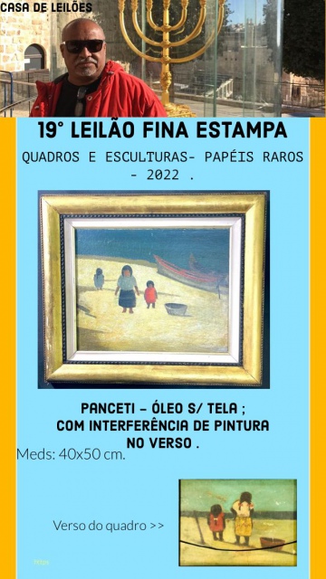 19º LEILÃO FINA ESTAMPA CASA DE LEILÕES - Leilão de quadros e papéis raros.