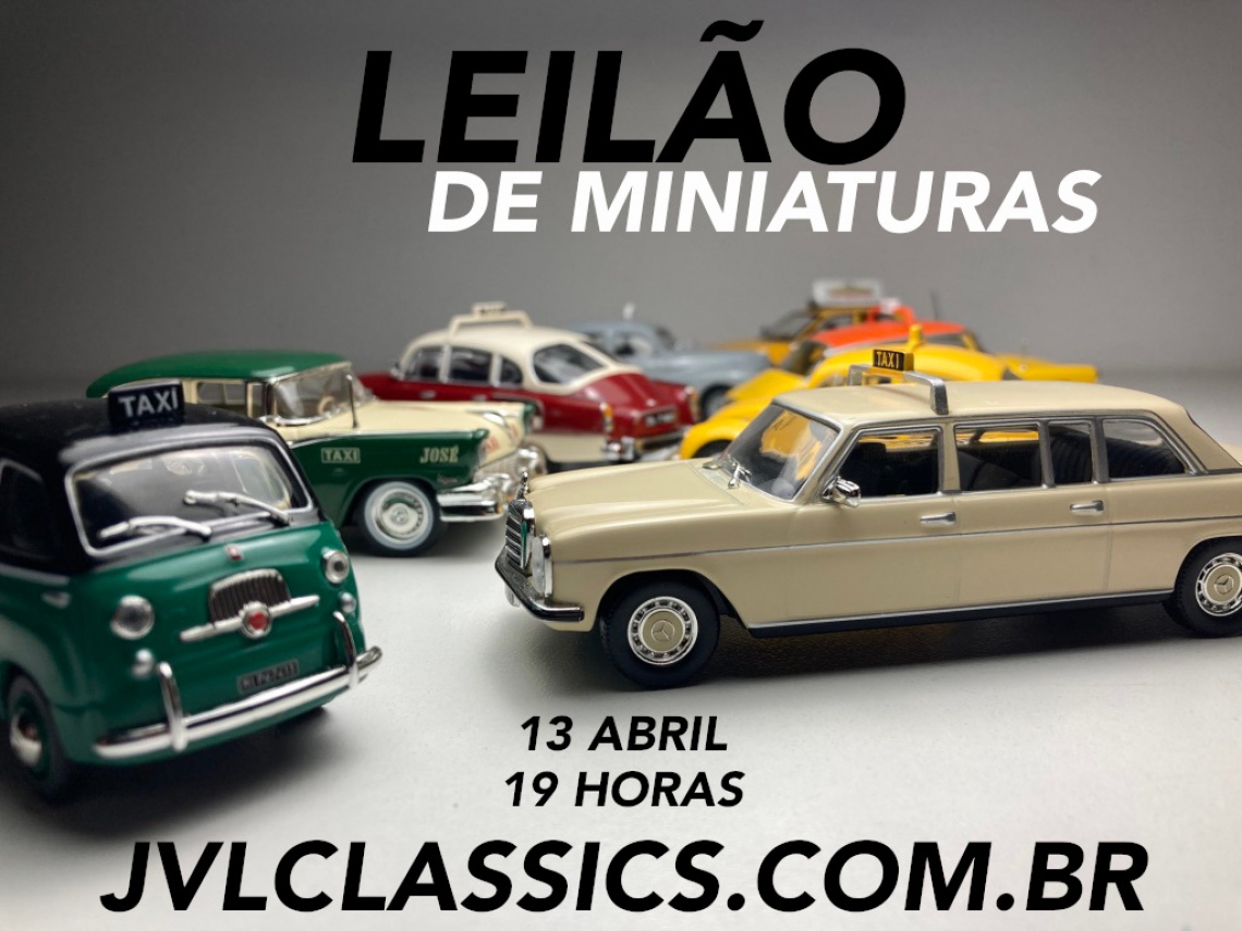 29º Leilão de Miniaturas de Carros Colecionáveis  JVL Classics