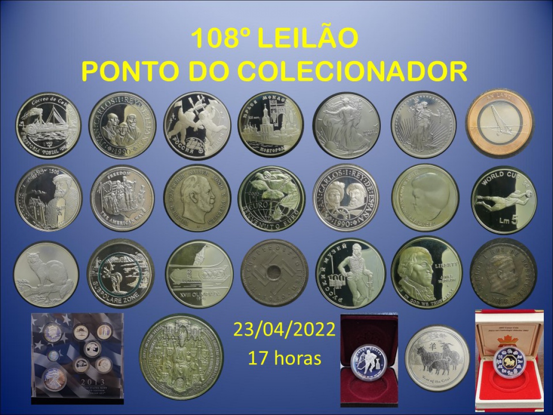 108º LEILÃO PONTO DO COLECIONADOR
