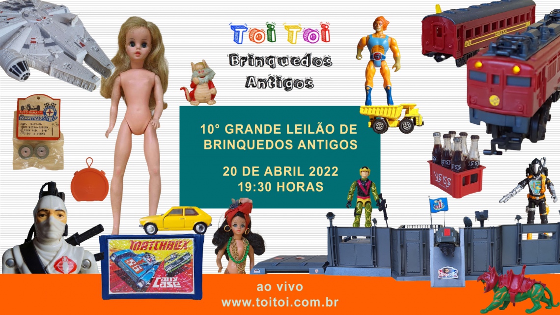 11º GRANDE LEILÃO DE BRINQUEDOS ANTIGOS