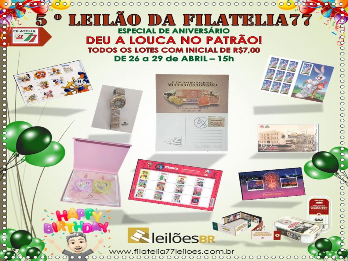 7º Leilão da Filatelia77