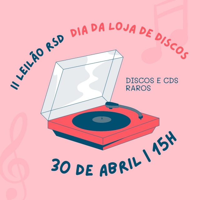 SEGUNDO LEILÃO RSD - RECORD STORE DAY (DIA DA LOJA DE DISCOS)