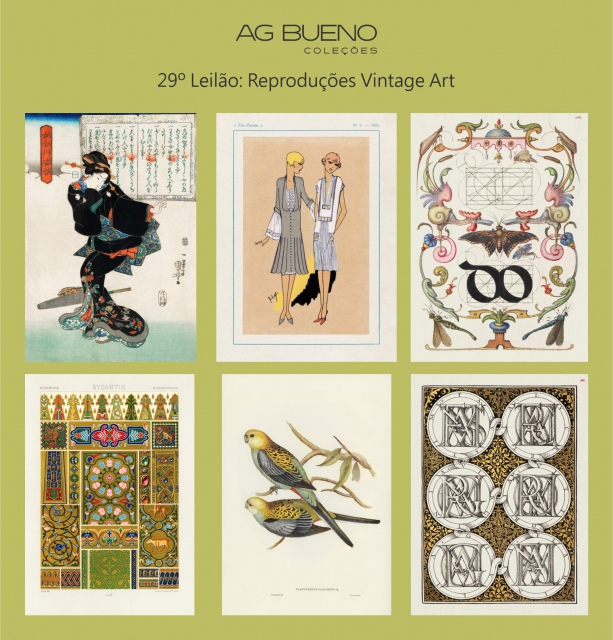 29º Leilão AG Bueno Coleções - Reproduções Vintage Art