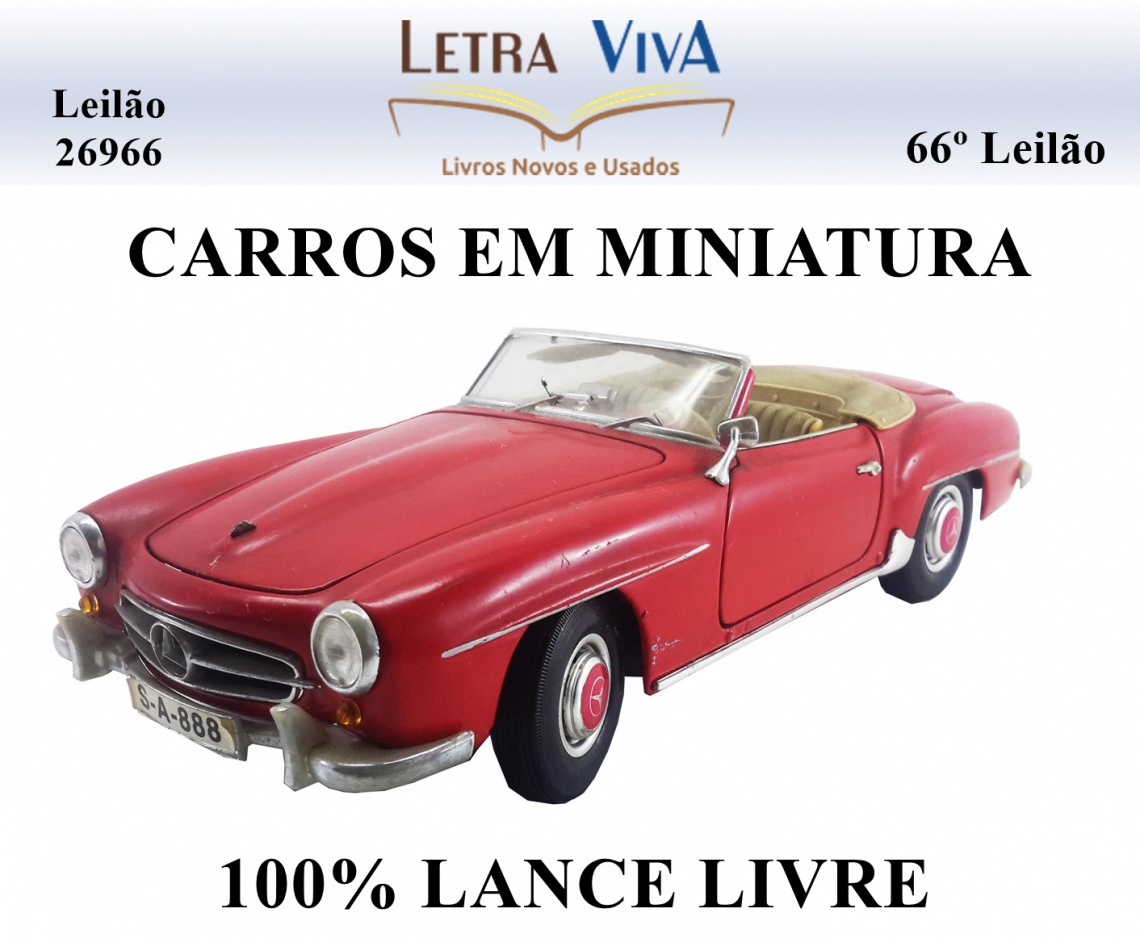 66ª LEILÃO LETRA VIVA - CARROS EM MINIATURA