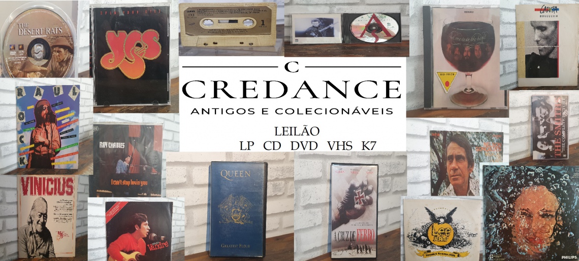 17º LEILÃO CREDANCE. SÓ LP  VINIL, CD, DVD, VHS E K7