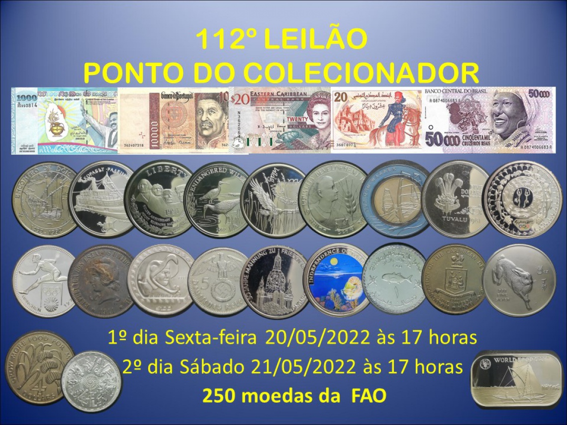 112º LEILÃO PONTO DO COLECIONADOR