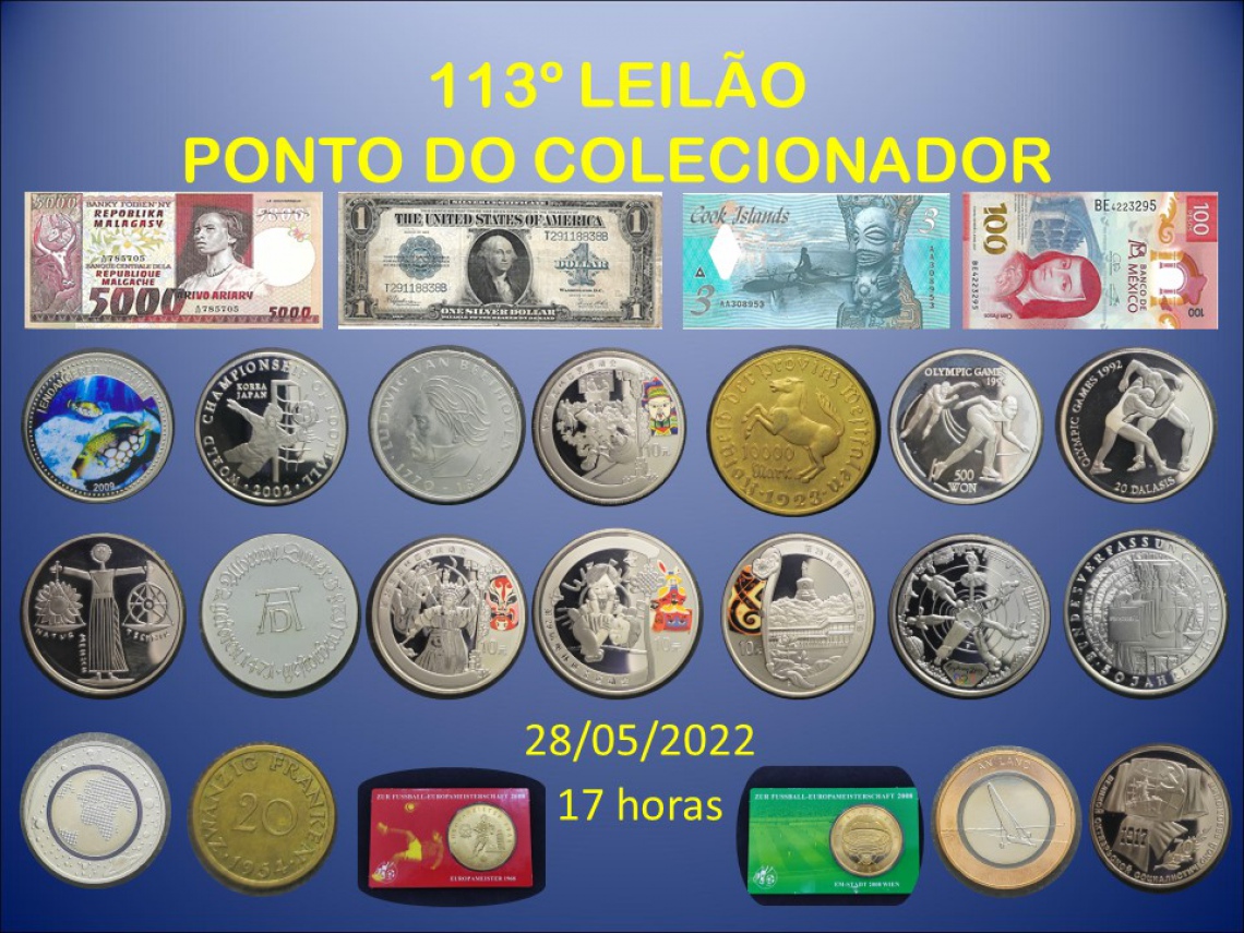 113º LEILÃO PONTO DO COLECIONADOR