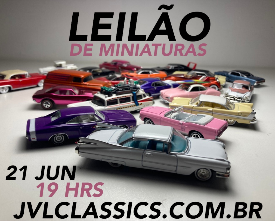 33º Leilão de Miniaturas de carros JVL Classics