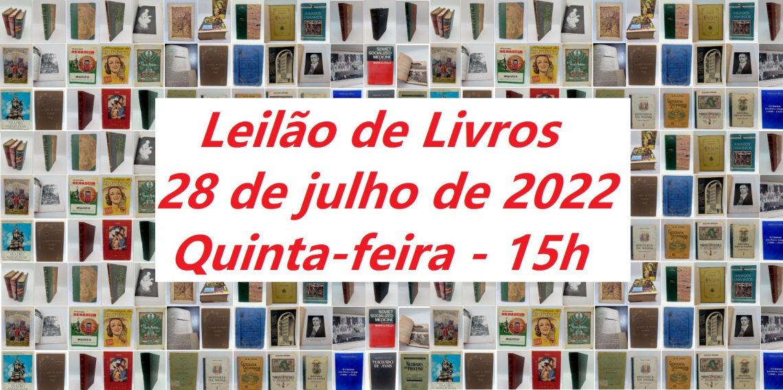 LEILÃO DE LIVROS - AUTOGRAFADOS / RAROS / ANTIGOS / REVISTAS / ALMANAQUES