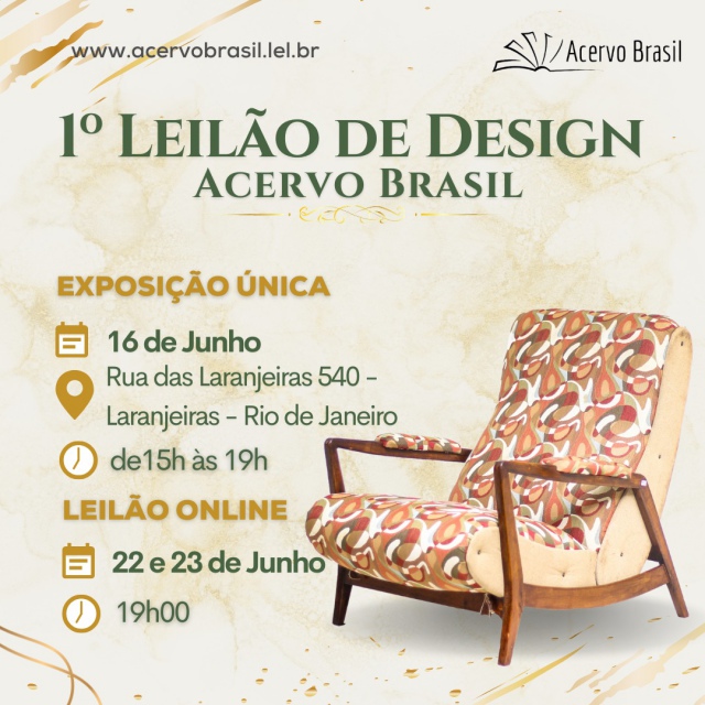 1º LEILÃO DE DESIGN ACERVO BRASIL