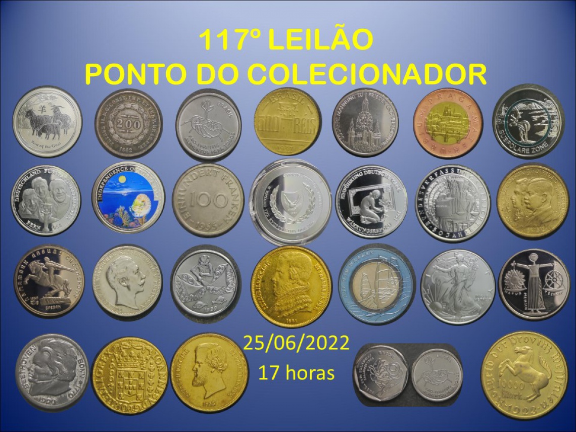 117º LEILÃO PONTO DO COLECIONADOR