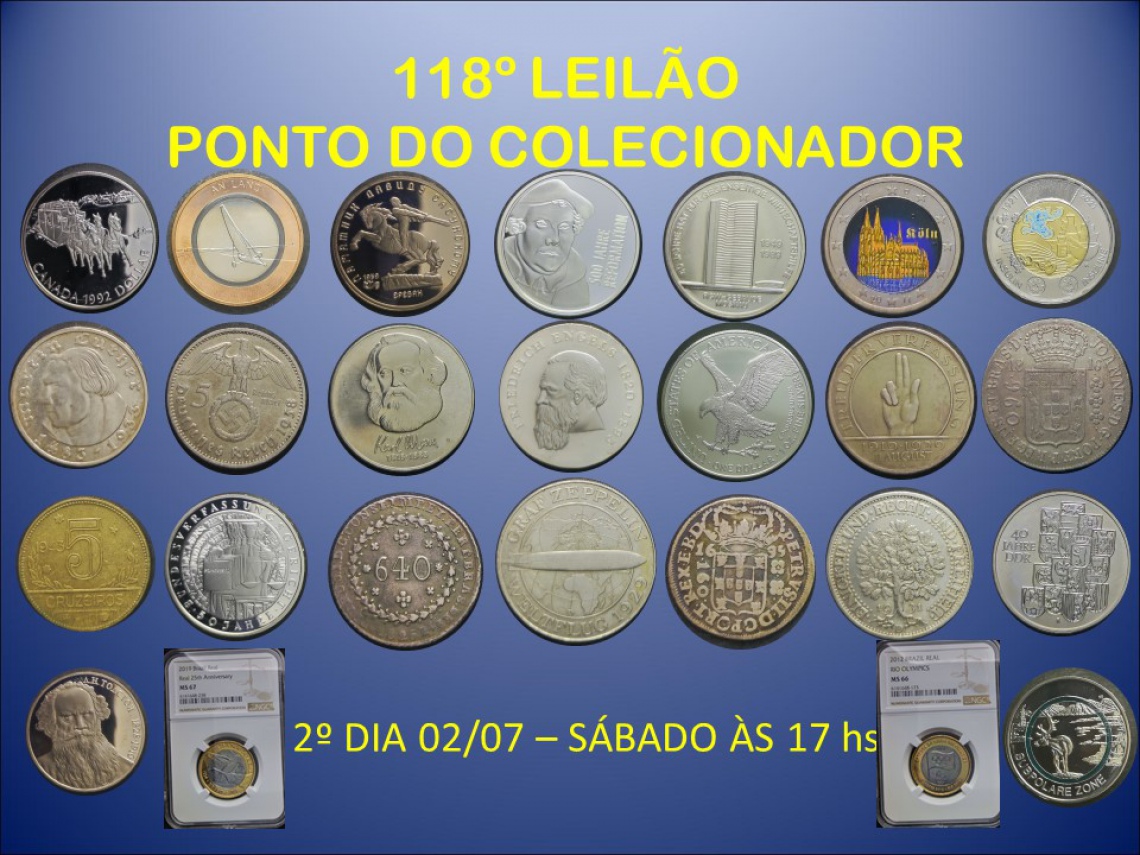 118º LEILÃO PONTO DO COLECIONADOR