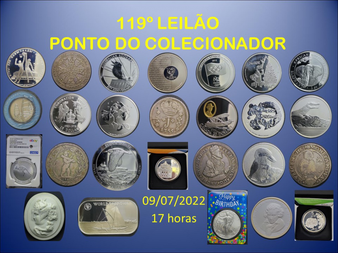 119º LEILÃO PONTO DO COLECIONADOR