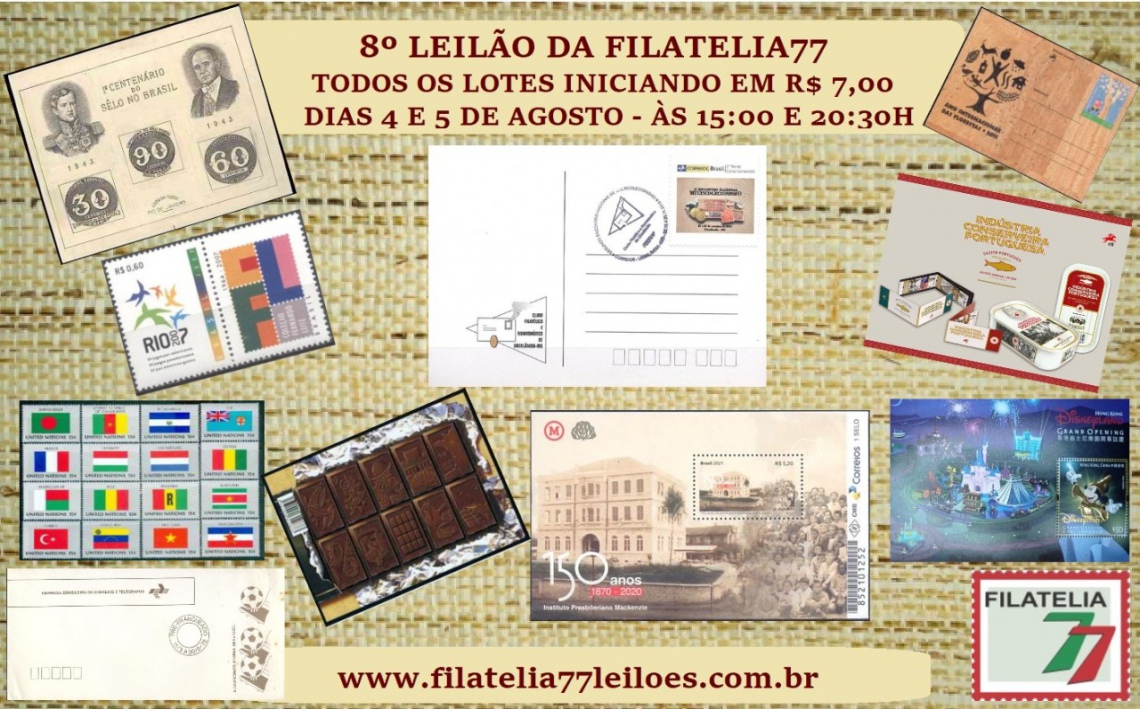 7º Leilão da Filatelia77