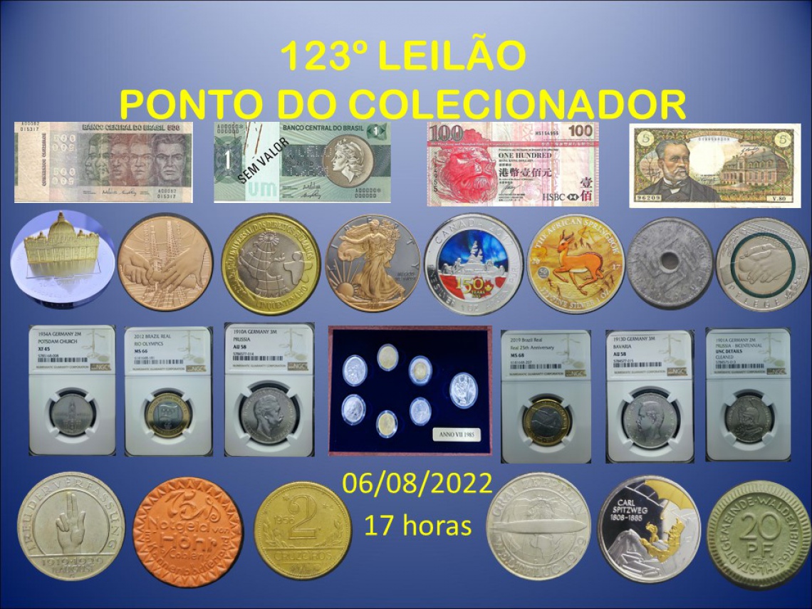 123º LEILÃO PONTO DO COLECIONADOR