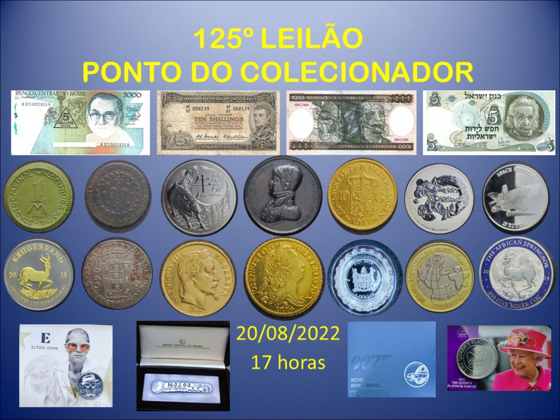 125º LEILÃO PONTO DO COLECIONADOR