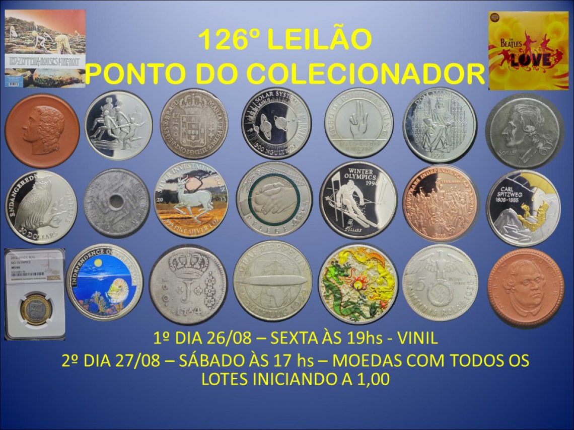 126º LEILÃO PONTO DO COLECIONADOR
