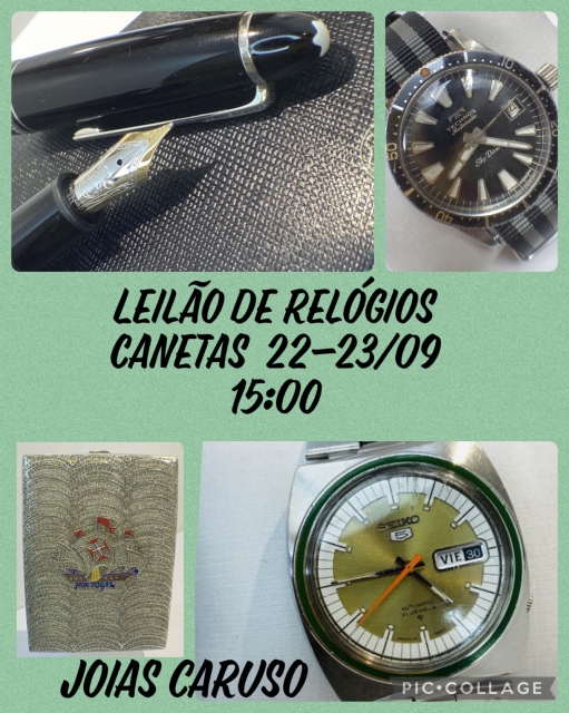 59º LEILÃO DE RELÓGIOS CANETAS E MOEDAS  (COLECIONADOR PARTICULAR)