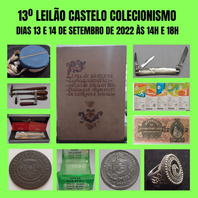 13º LEILÃO CASTELO COLECIONISMO