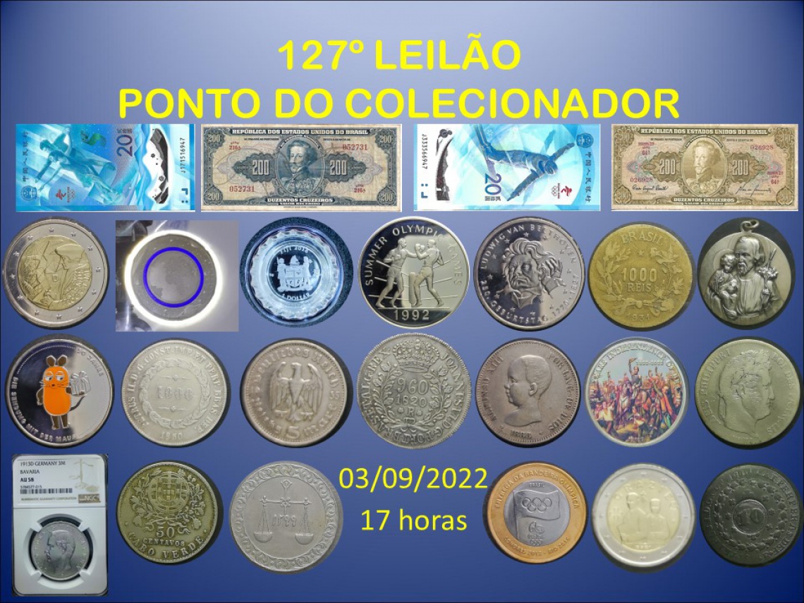 127º LEILÃO PONTO DO COLECIONADOR
