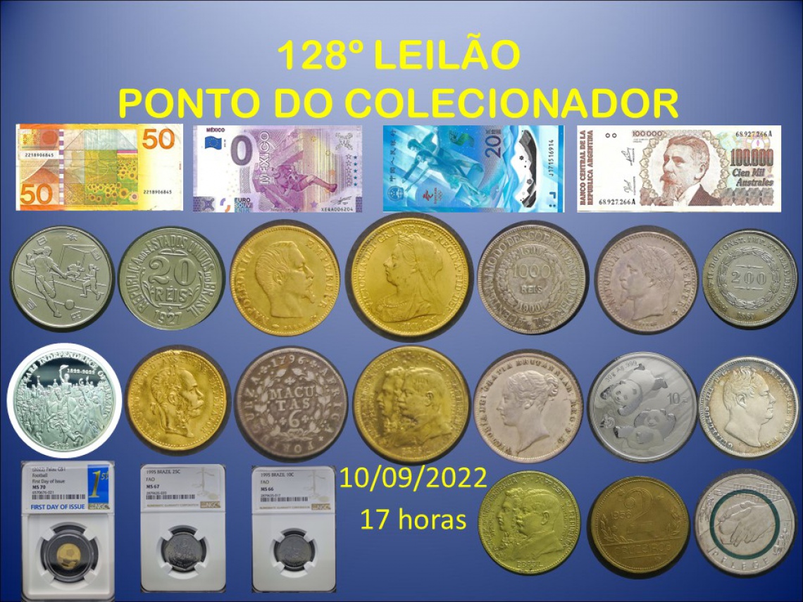 128º LEILÃO PONTO DO COLECIONADOR