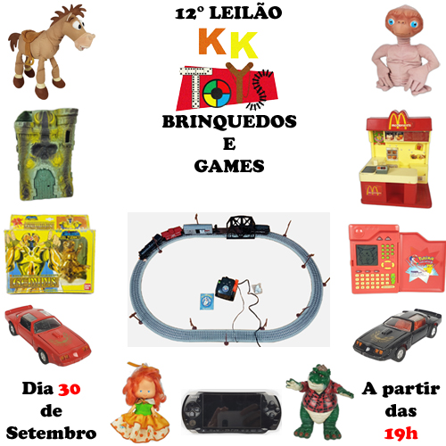 12º LEILÃO KK TOYS - BRINQUEDOS E GAMES