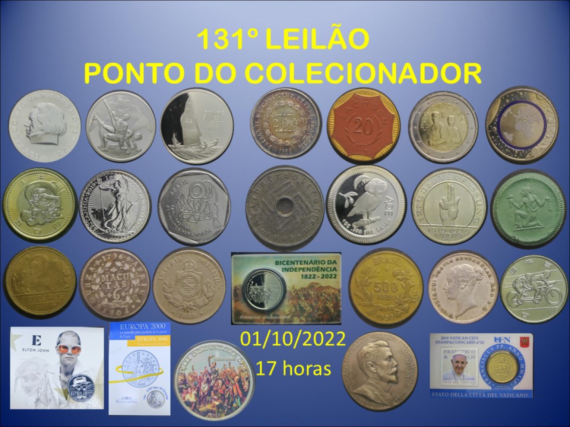 131º LEILÃO PONTO DO COLECIONADOR