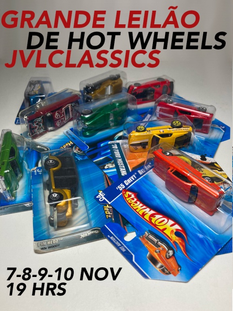 Grande Leilão de Hot Wheels JVL Classics