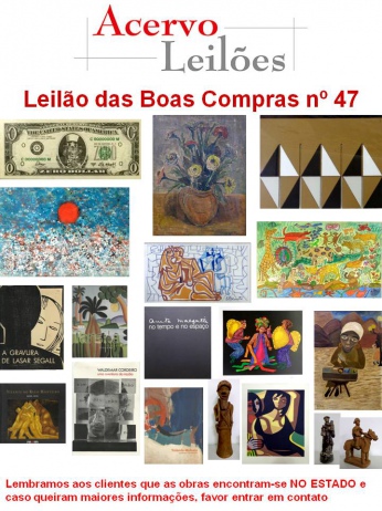 LEILÃO DAS BOAS COMPRAS nº 47 - 6/10/2015