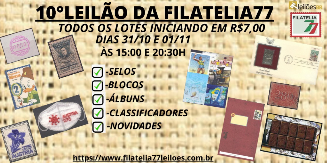 7º Leilão da Filatelia77