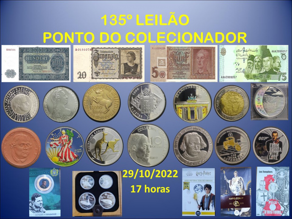 135º LEILÃO PONTO DO COLECIONADOR