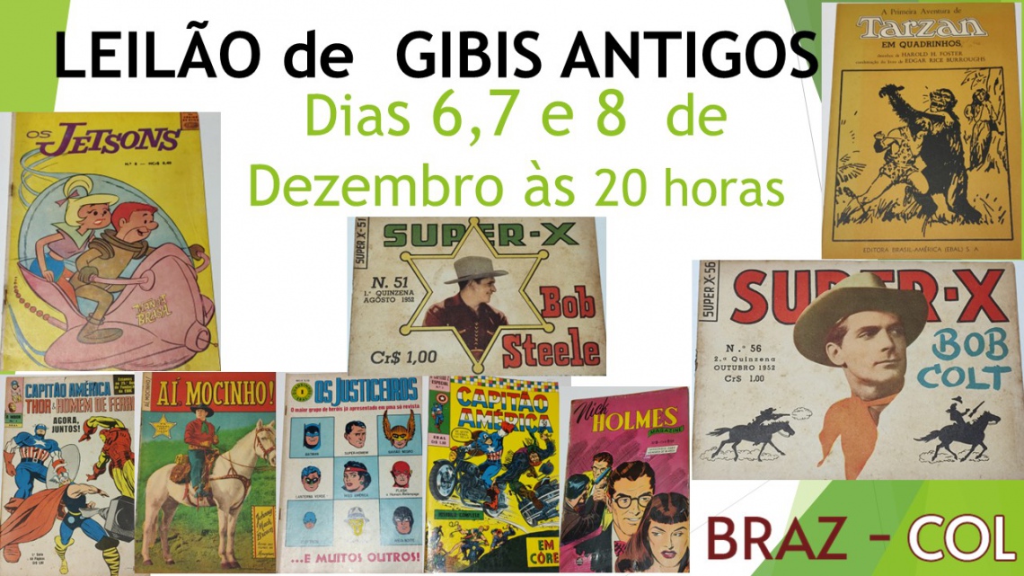 LEILÃO GIBIS  ANTIGOS