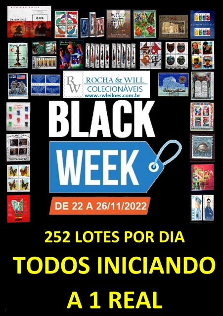 8º LEILÃO RW COLECIONÁVEIS - ESPECIAL BLACK WEEK