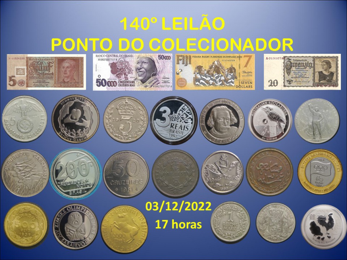 140º LEILÃO PONTO DO COLECIONADOR
