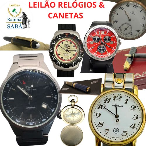 LEILÃO DE RELÓGIOS & CANETAS
