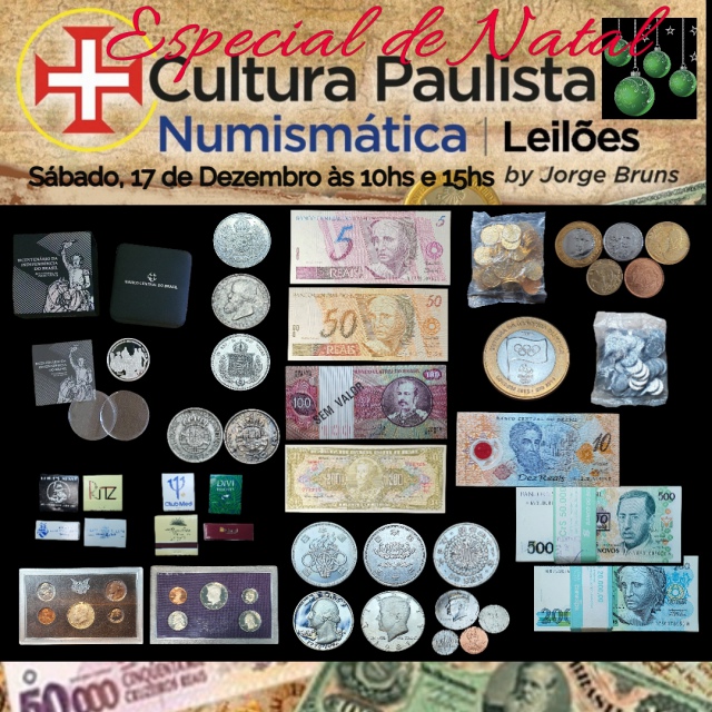65º LEILÃO CULTURA PAULISTA NUMISMÁTICA - ESPECIAL  DE NATAL