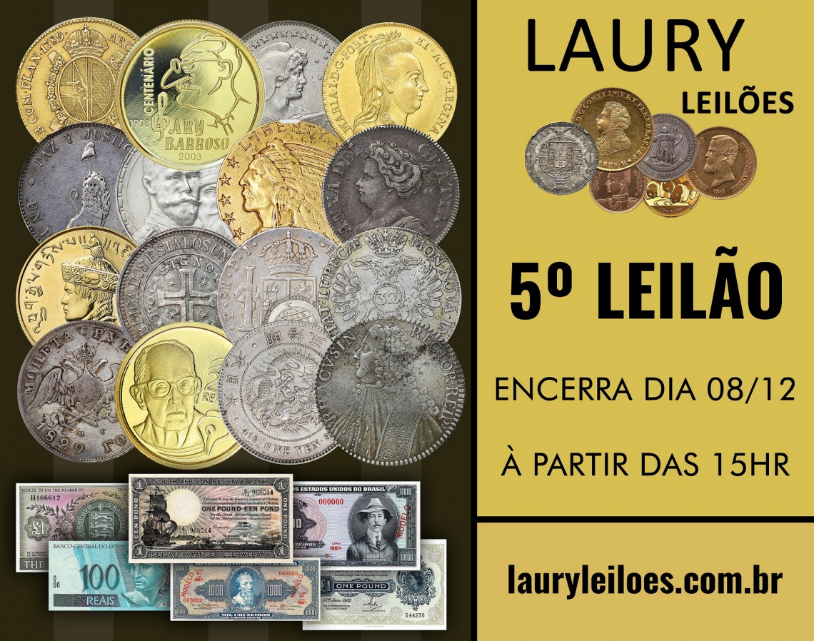 5º LEILÃO DE NUMISMÁTICA - LAURY LEILÕES