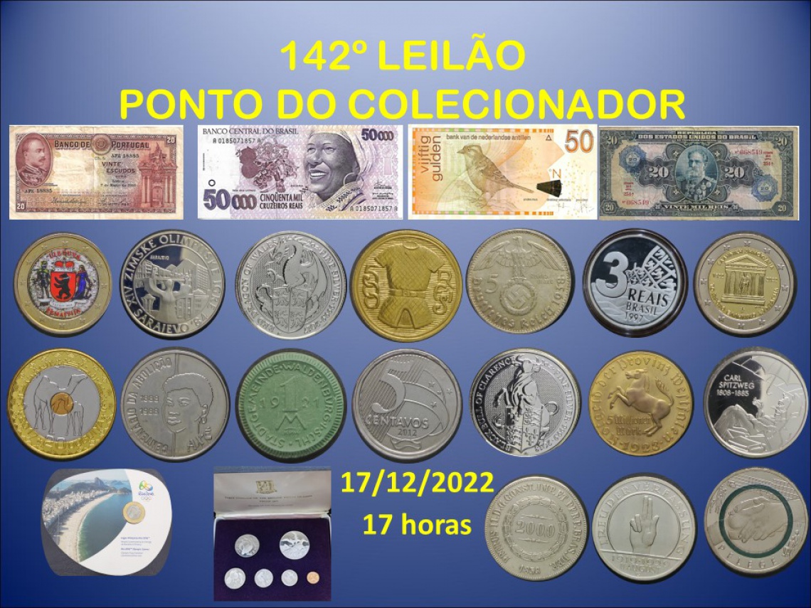142º LEILÃO PONTO DO COLECIONADOR