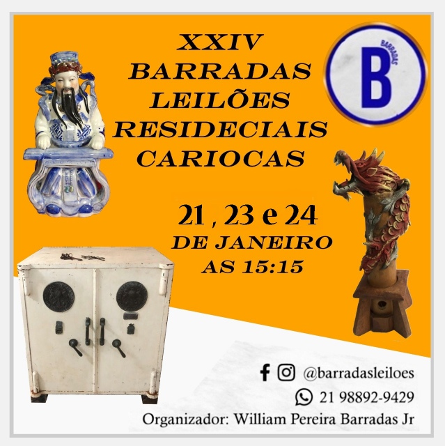 XXIV Barradas Leilões - Residenciais Cariocas - Duas casas Jardim Botânico e duas da Tijuca e outros