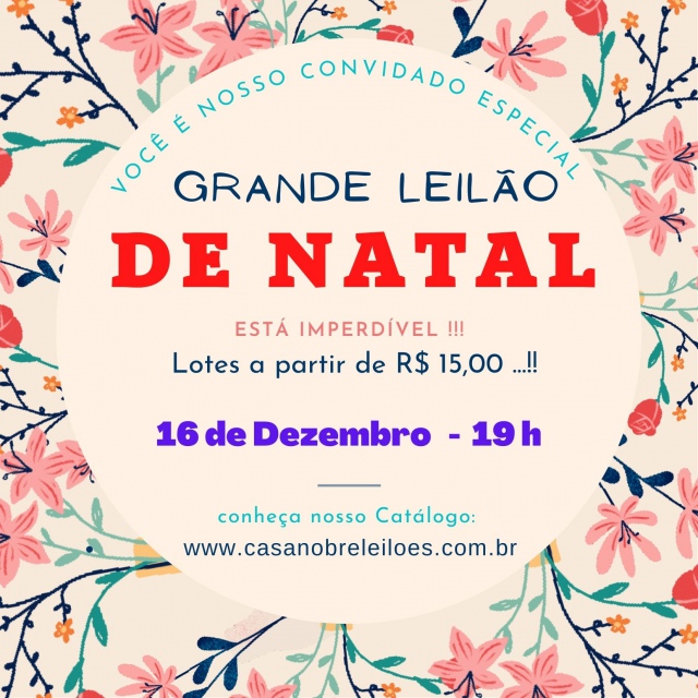 GRANDE LEILÃO DE NATAL !!!!
