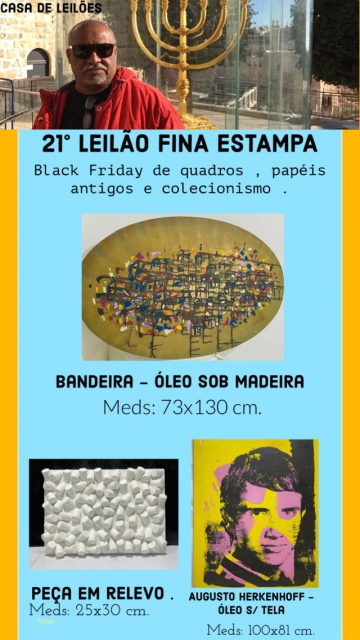 21º LEILÃO FINA ESTAMPA CASA DE LEILÕES - Leilão de quadros e papéis raros.
