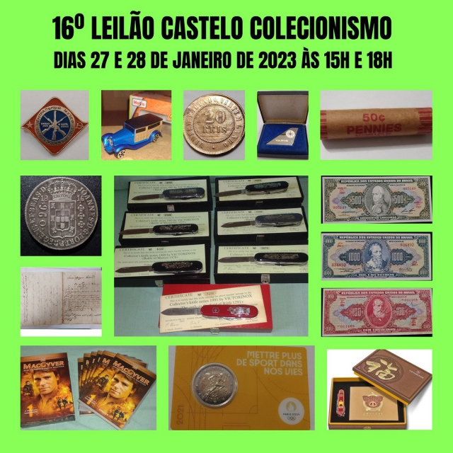 16º LEILÃO CASTELO COLECIONISMO