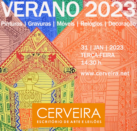 LEILÃO VERANO 2023  - PINTURAS | GRAVURAS | MÓVEIS | RELÓGIOS E OBJETOS DECORATIVOS