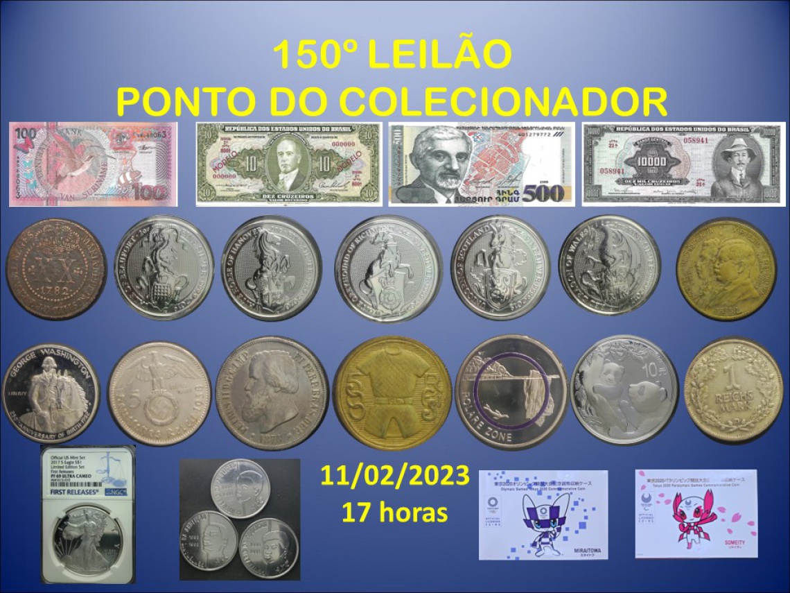 150º LEILÃO PONTO DO COLECIONADOR