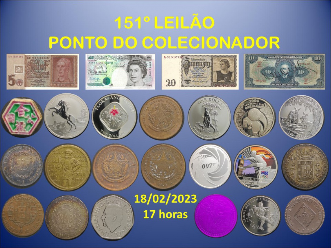 151º LEILÃO PONTO DO COLECIONADOR