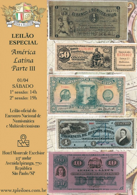 LEILÃO ESPECIAL - AMÉRICA LATINA - PARTE III