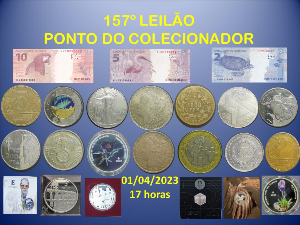 157º LEILÃO PONTO DO COLECIONADOR